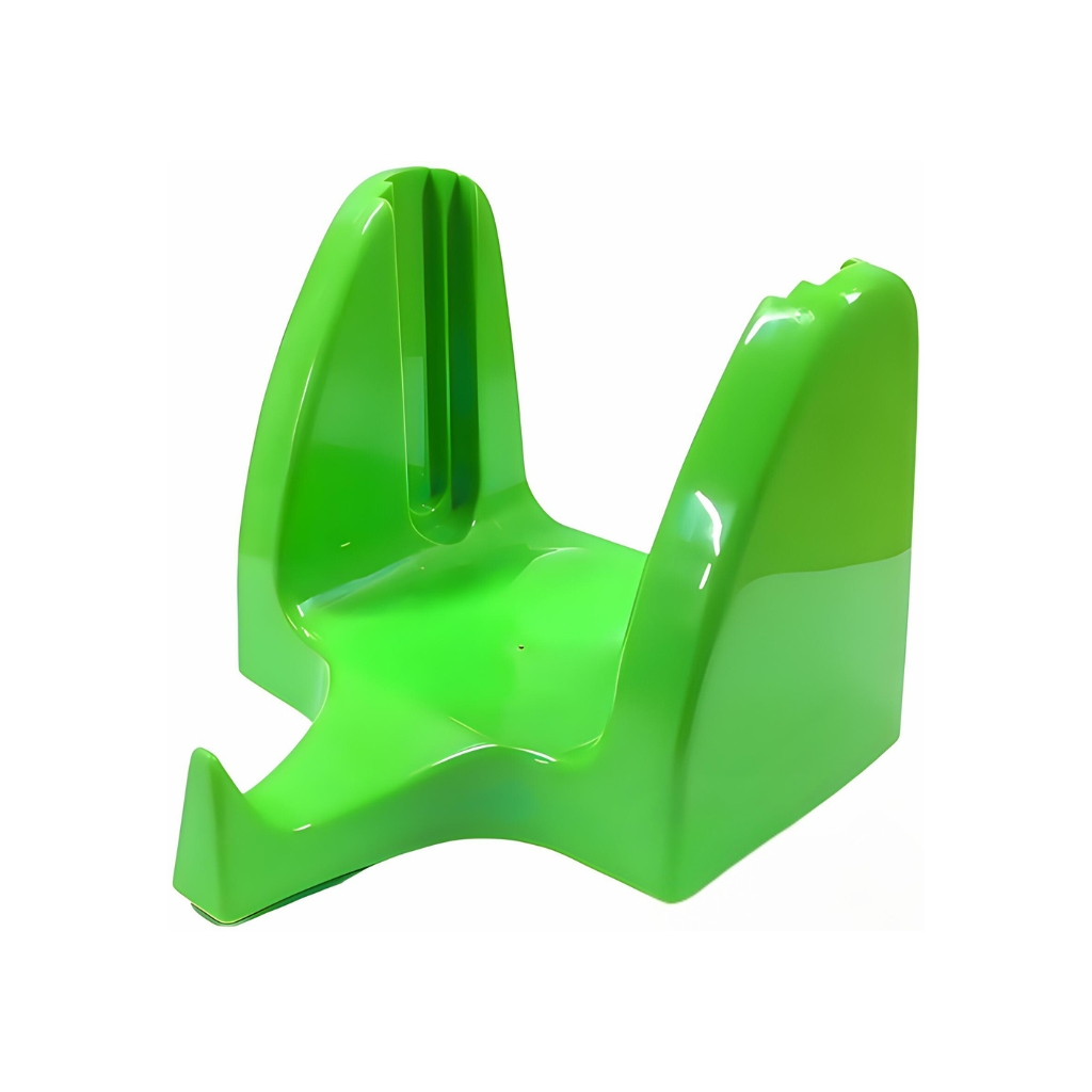 Kit 4 Suportes para Bobina Fundo Estrela com Ventosas – Cor Verde Foto Unitária